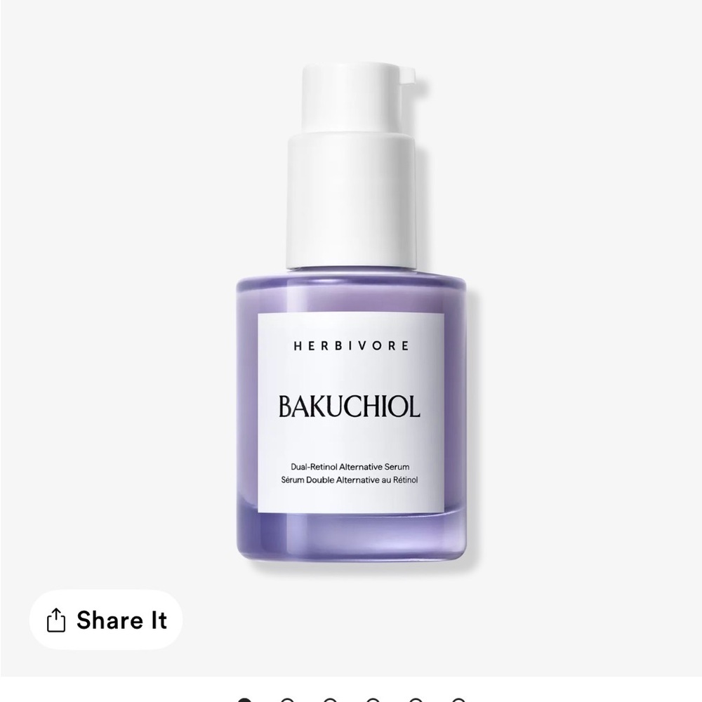 Herbivore Botanicals Bakuchiol Serum - Light Purple & White Packaging